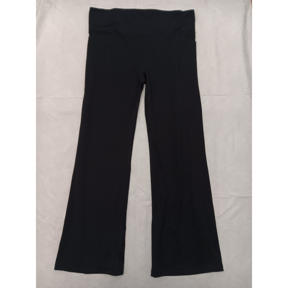 GapFit Womens XL Black High Rise Flare Leggings Bootcut Yoga Pants 1899486